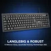 PC Tastatur USB, Business Slim Tastatur mit Kabel für Produktbild-Vorschau 3