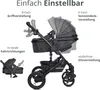 BRONEA® EXQUISE 2.0 Kombi-Kinderwagen 3-in-1 mit MATRATZE & Produktbild-Vorschau 4