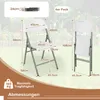 Zestaw 4 krzeseł składanych COSTWAY, krzesła dla gości z Podgląd zdjęcia produktu 3