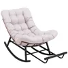 COMHOMA : grand fauteuil à bascule, large chaise longue à Voir les images du produit 9