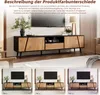 Sweiko 180x40x46cm Lowboard Lowboard TV Board, szafka TV z Podgląd zdjęcia produktu 4