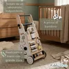 KiddyMoon girello in legno Divertente girello per bambini Anteprima dell’immagine prodotto 5