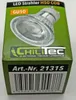 The image shows the packaging of an LED spotlight. Produktbild-Vorschau