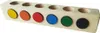 Holz Buntstiftsortierer ORGANIZER Montessori 6 Farben Produktbild-Vorschau 2