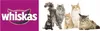 A collage image showing the Whiskas logo on the left and a group of cats on the right. Voir les images du produit