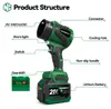 Aspirapolvere/soffiatore 2 in 1 a batteria - X11 - Motore Anteprima dell’immagine prodotto 5