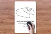 MuchoWow® Mauspad Mousepad Brasilien - Rennstrecke - Formel Produktbild-Vorschau 3