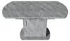 Uittrekbare eettafel 110/130 x 70 x 75 cm, ovale eettafel Productafbeelding-voorbeeld 12