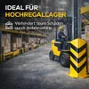 Paraspigoli in acciaio da 40 cm – Protezione per scaffali e Anteprima dell’immagine prodotto 7