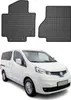 2013-2025 Nissan NV200 EV Fußmatten Gummi Schwarz 2 tlg Produktbild-Vorschau 1