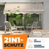 KESSER® Klemmmarkise mit Handkurbel Balkon, Balkonmarkise Produktbild-Vorschau 4