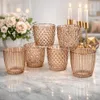 6 Teelicht Halter Glas Teelichthalter Gläschen Kerzenhalter Produktbild-Vorschau 7