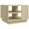 vidaXL Stolik kawowy dąb sonoma 55x55x43 cm materiał Podgląd zdjęcia produktu 3