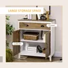 HOMCOM Sideboard für Wohnzimmer, Aufbewahrungsschrank mit Produktbild-Vorschau 4