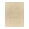 A flat lay of a rug with a geometric arch pattern. Produktbild-Vorschau