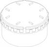 Poloplast schroefdeksel POLO-KWL, DN 200, 1 stuk. Productafbeelding-voorbeeld 5