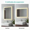 EMKE specchio da bagno con illuminazione Specchio a LED con Anteprima dell’immagine prodotto 11