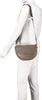 A taupe handbag is displayed on a mannequin. Produktbild-Vorschau