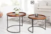 Beistelltisch 55cm Holz Design Tisch Modern Wohnzimmer Produktbild-Vorschau 3