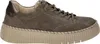 A side view of a brown women's sneaker with a thick, textured sole. Náhľad obrázku produktu