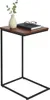 Table d'appoint en forme de C - Plateau en bois, structure Voir les images du produit 7