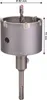 PRO SDS plus-5 Bohrkronen-Set, 82 x 54 x 72 mm, 3-tlg. Produktbild-Vorschau 3