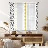 MuchoWow® Wandteppich Wandbehang Gelb - Schwarz - Weiß - Produktbild-Vorschau 6