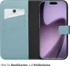 Selencia Echtleder Klapphülle iPhone 17 - Hellblau Produktbild-Vorschau 3