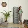 Scaffale per scarpe Relaxdays a 10 ripiani, grande armadio Anteprima dell’immagine prodotto 2
