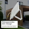 LUXULA LED Fluter 150 W 3000 K warmweiß weiß IP65 Produktbild-Vorschau 2
