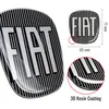 Fiat 3D Aufkleber Ersatz Logo Schwarz für Grande Punto Produktbild-Vorschau 3