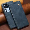 Xiaomi 12T Pro Hülle, Leder Flip Brieftasche Schutzhülle Produktbild-Vorschau 2