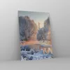 Bilder auf glas - Einteilig - Winter Schnee Fluss - 50x70cm Produktbild-Vorschau 4