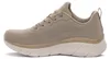 SKECHERS Bobs Flex Flying Damen Sneaker beige gold Textil Produktbild-Vorschau 8