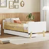 A child's bed with drawers in a room. Podgląd zdjęcia produktu
