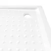 vidaXL Duschwanne Anti-Rutsch Weiß 80x80x4 cm ABS Produktbild-Vorschau 6