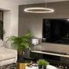Lampa wisząca LED Midway złota 35W Ciepła biel 3850lm metal Podgląd zdjęcia produktu 3