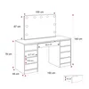 Kosmetiktisch BELLA DOPPIO mit Spiegel und LED-Beleuchtung Produktbild-Vorschau 8