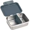 LÄSSIG Kinder Brotdose Edelstahl Lunchbox Frühstücksbox Produktbild-Vorschau 2