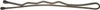 Efalock Haarklemmen Duchesse 50mm braun 100Stk. Produktbild-Vorschau 2
