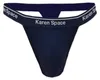 Dunkelblauer Baumwolle Elasthan Herren String Tanga Produktbild-Vorschau 5