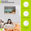 ARTland Leinwandbild Boote am Strand von Etretat. Um Produktbild-Vorschau 3