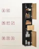 VASAGLE Badschrank, Badezimmermöbel mit Schublade, Produktbild-Vorschau 4
