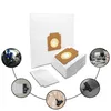 Collage showing vacuum cleaner bags and their use in different environments. Produktbild-Vorschau