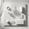 NEWROOM Tapete Bryan White Weiß Vliestapete - Skandi Holz Produktbild-Vorschau 5