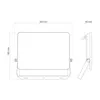 Faretto LED ZORAN, 50W, 4000K neutro, 4280lm, IP65, Anteprima dell’immagine prodotto 10