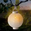 Lumineo Solar Laterne Nylon Flammeneffekt Ø20xH23cm-12L Produktbild-Vorschau 3