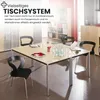 bümö Besprechungstisch Serie-D - Nachbildung: Weiß, Produktbild-Vorschau 8