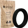 Textilkabel 2 m Schwarz 3 adrig rund Lampenkabel Stoffkabel Produktbild-Vorschau 1