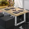 2er-Set MORENA | Lounge Tisch Kufe | Edelstahl | Füße: Produktbild-Vorschau 9
